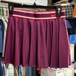 Nike Women's Purple Mini Skirt with Red Trim